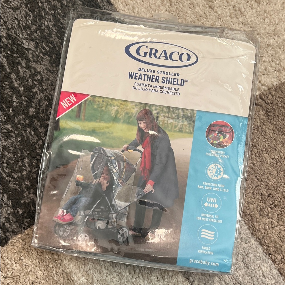 Graco Weather Shield stroller cover, NEW!